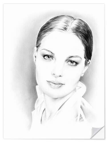 Wall sticker Romy Schneider III