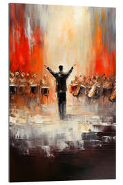 Gallery Print Dirigent vor großem Orchester