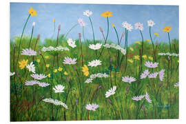 Foam board print Wildflowers of Finland