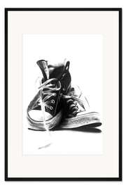 Gerahmter Kunstdruck Chucks