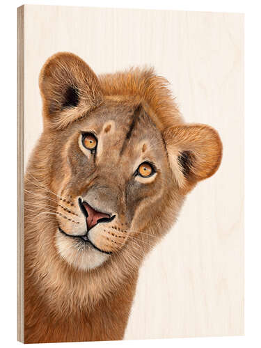 Puutaulu The Lion
