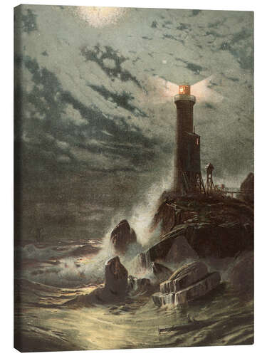 Canvas print Lighthouse On the Cliff