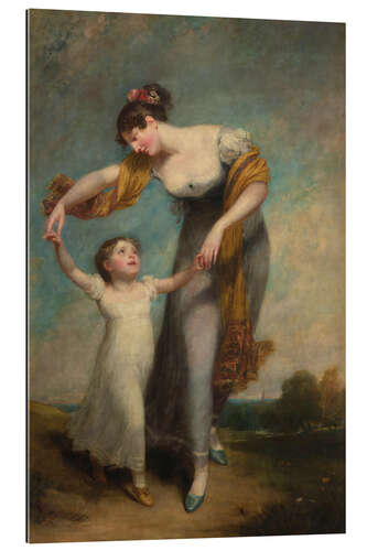 Gallery print Portrait of a Mother and Child in a Landscape, Henry Thompson