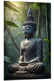 Foam board print Buddha Statue