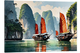 Galleriprint Sailing in Ha Long Bay