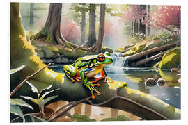 Quadro em PVC The Frog