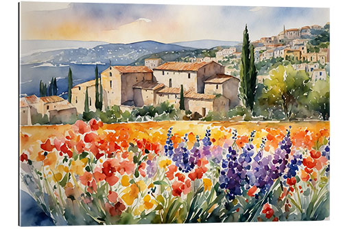 Gallery print Village in Provence