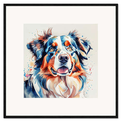 Framed art print Human's Best Friend