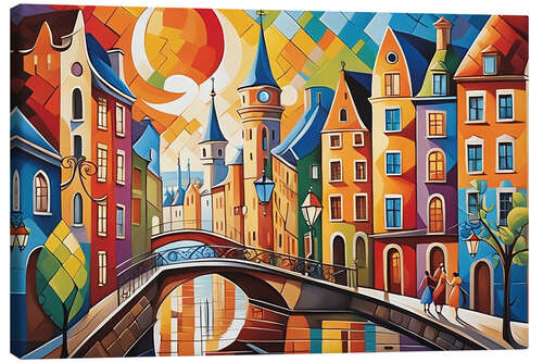 Canvas print Fairytale Town