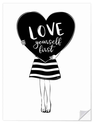 Wandsticker Love Yourself First