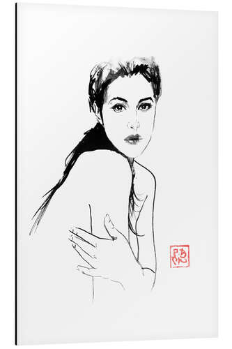 Tableau en aluminium Monica Bellucci II