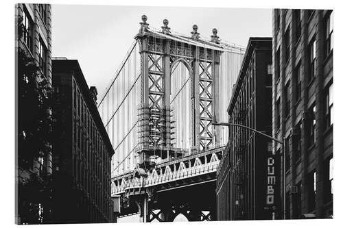 Acrylic print DUMBO in Brooklyn, New York City