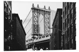 Aluminium print DUMBO in Brooklyn, New York City