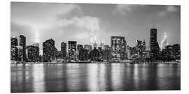 Stampa su PVC New York City skyline and Hudson Bay