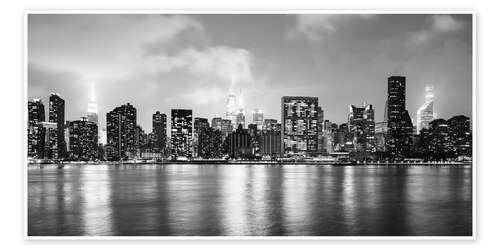 Poster New York City Skyline und Hudson Bay