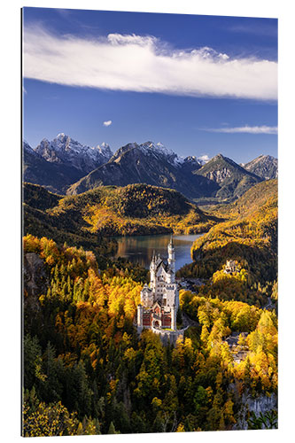 Gallery Print Schloss Neuschwanstein im Herbst