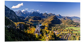 Foam board print Autumn in the Allgäu