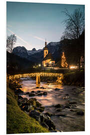 Foam board print St. Sebastian Ramsau