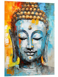 Foam board print Buddha Portrait