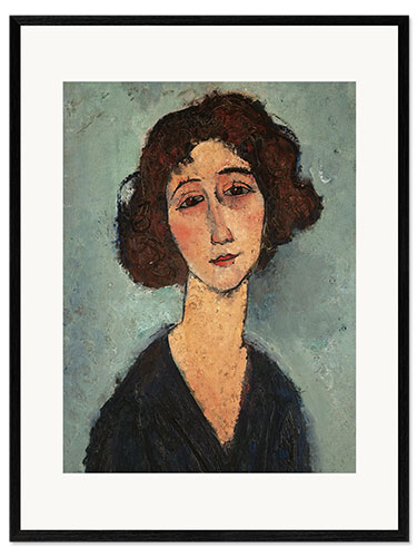 Impresión de arte enmarcada The Young Woman, 1917