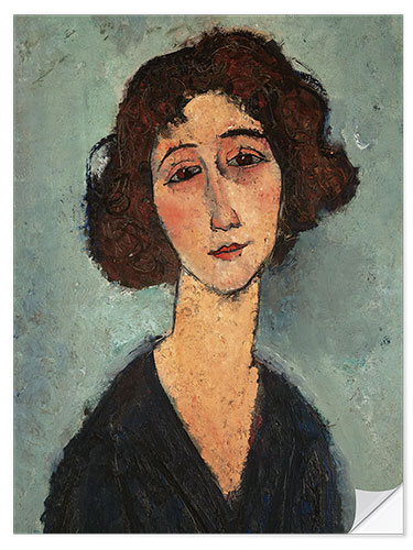 Muursticker The Young Woman, 1917