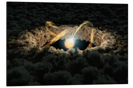 Stampa su alluminio Simulation of a Protoplanetary Disk
