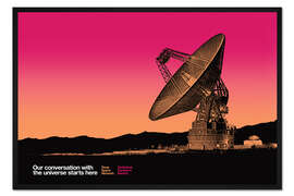 Gerahmter Kunstdruck Our conversation with the universe II