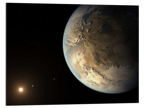 Cuadro de aluminio Kepler-186f, the First Earth-size Planet in the Habitable Zone