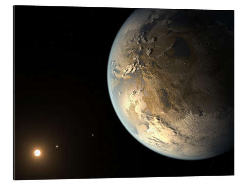 Tableau en plexi-alu Kepler-186f, the First Earth-size Planet in the Habitable Zone