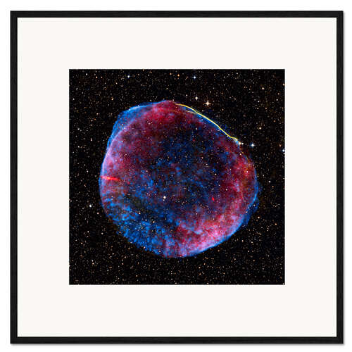 Kehystetty taidepainatus Stars and a Stripe in Celestial Fireworks