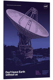 Magnettafel Don't leave Earth without us I