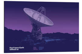 Magnettafel Don't leave Earth without us II