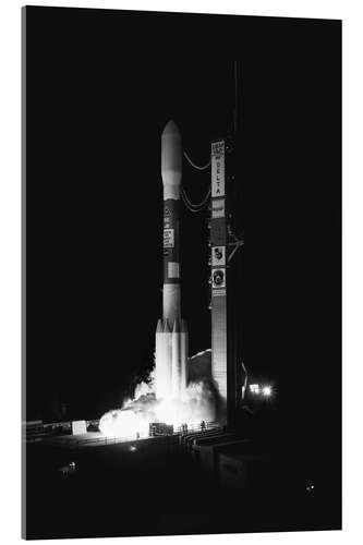 Acrylic print Delta II Rocket carrying the Kepler spacecraft at Cape Canaveral Air Force Station