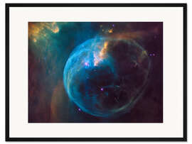 Gerahmter Kunstdruck Riesige "Luftblase" eines Sternes