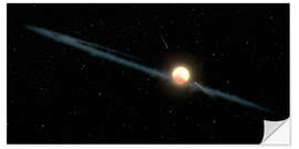 Selvklebende plakat Tabby's Star