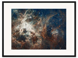 Gerahmter Kunstdruck Turbulente Sternentstehungsregion