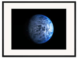 Gerahmter Kunstdruck Exoplanet HD 189733b