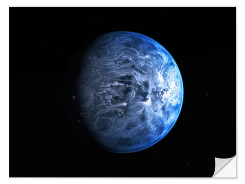 Sticker mural Exoplanet HD 189733b