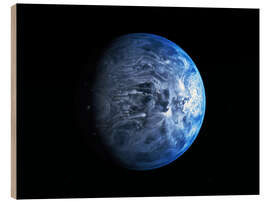 Quadro de madeira Exoplanet HD 189733b