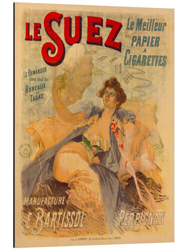 Cuadro de aluminio Le Suez, le meilleur papier à cigarettes