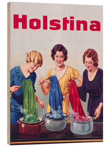 Tableau en bois Holstina, 1930