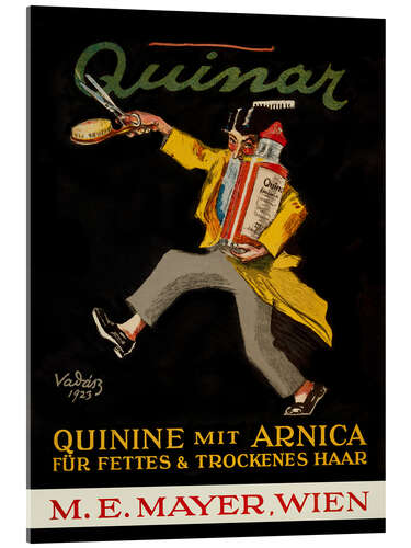 Acrylic print Quinar, Quinine mit Arnica, 1923