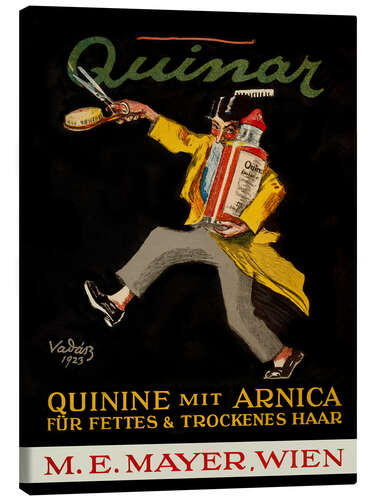 Canvas print Quinar, Quinine mit Arnica, 1923