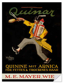 Självhäftande poster Quinar, Quinine mit Arnica, 1923