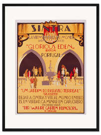 Gerahmter Kunstdruck Sintra, Touristische Werbung