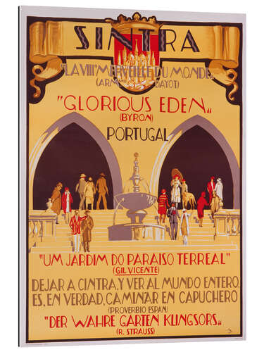 Tableau en plexi-alu Sintra City Tourism Advertisement