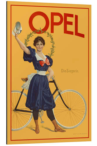 Alubild Opel - Die Siegerin, 1898