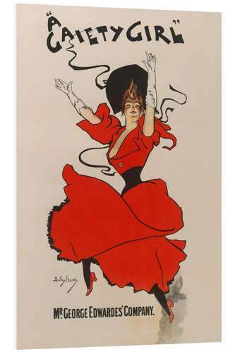 Foam board print A Gaiety Girl, 1894