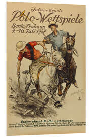 Foam board print International Polo Competitions 1927