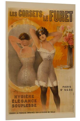 Tableau en PVC Les Corsets le Furet